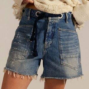 Free People Moxie Barrel Shorts